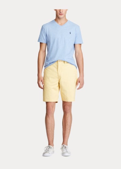 Pantalones Cortos Polo Ralph Lauren Hombre Azules - Stretch Classic Fit - GYQMC5170